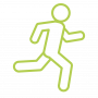 ícone de homem correndo
