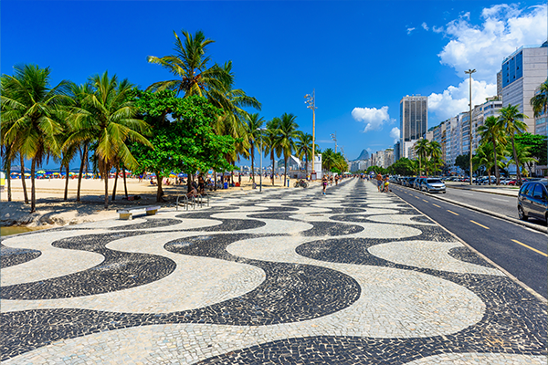 ciclovia da praia de copacabana